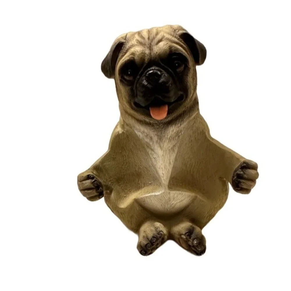 Pug Puppy Ceramic Figurine HD4553 Sku 2556